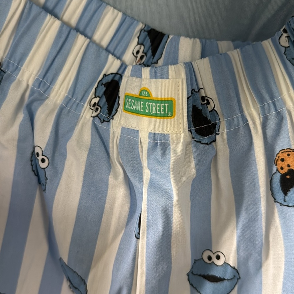 Cookie Monster Women’s pajamas size medium (8/10) NWT - Picture 2 of 5